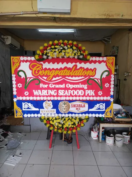 Papan Bunga Ucapan Selamat Kupang
